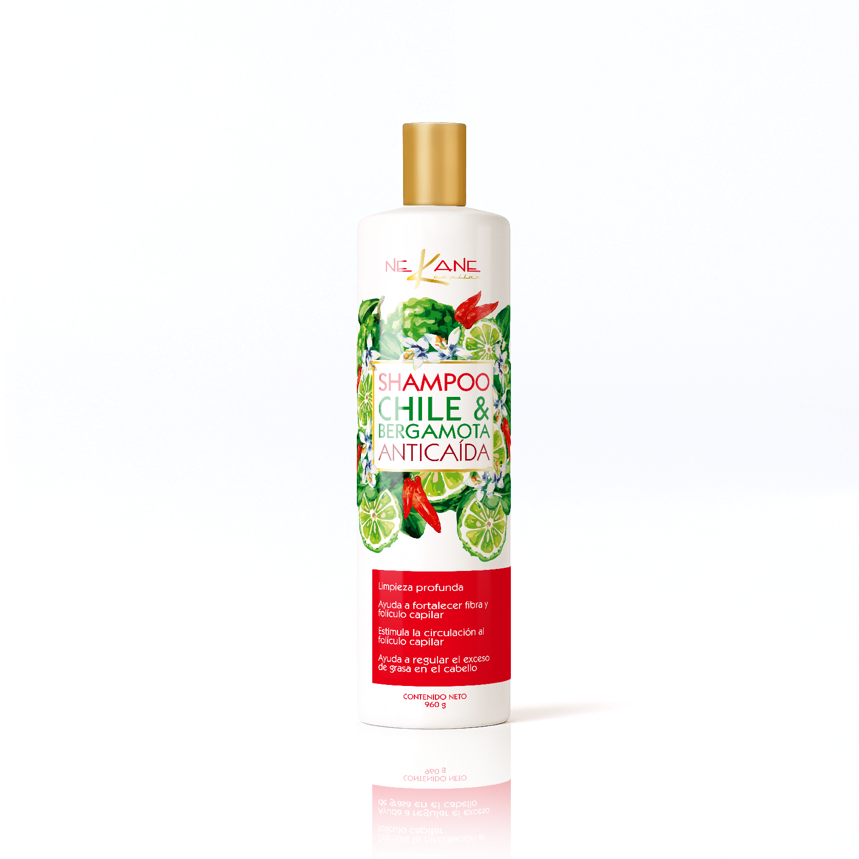 Shampoo de Chile & Bergamota Anticaída 960g