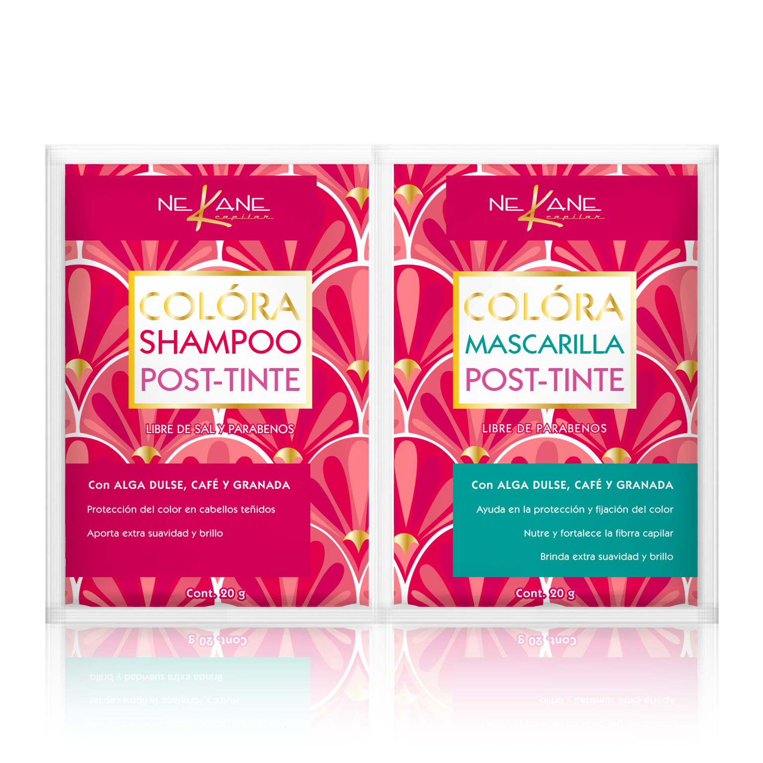 DÚO Mascarilla 20g + Shampoo 20g Colóra