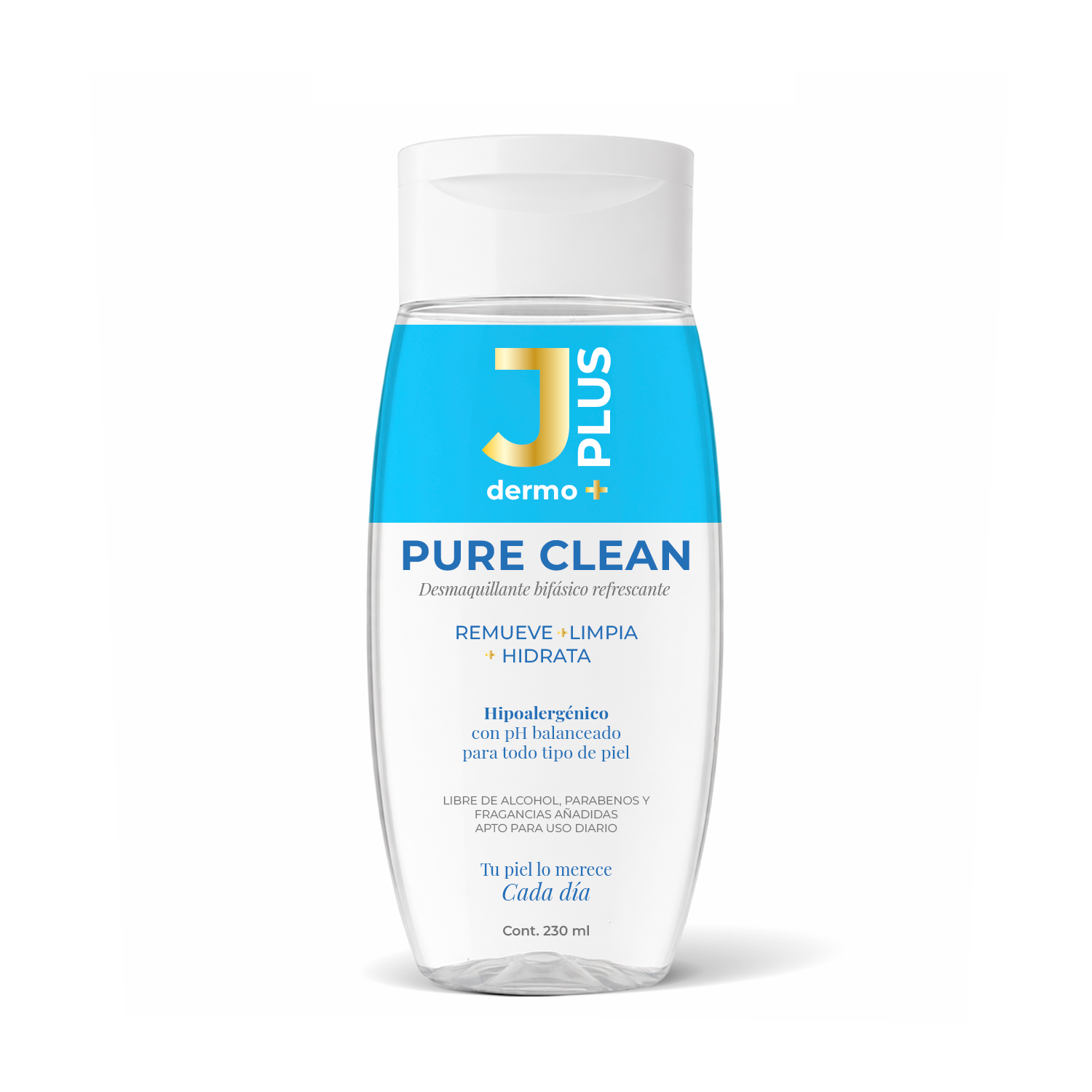 Pure Clean - Desmaquillante  bifásico refrescante 230 ml.